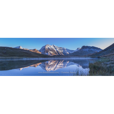 Reflet de la Grande Casse et la Grande Motte dans le lac du Plan du Lac